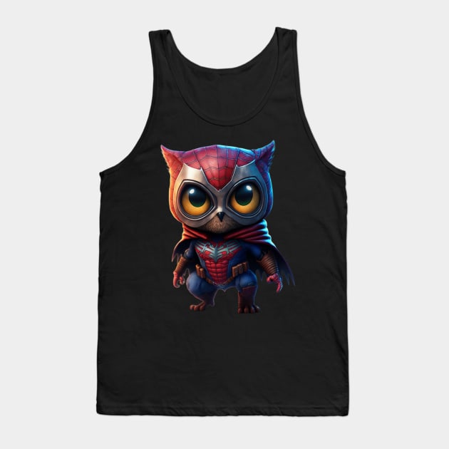 Spider Owl Tank Top by Bam-the-25th